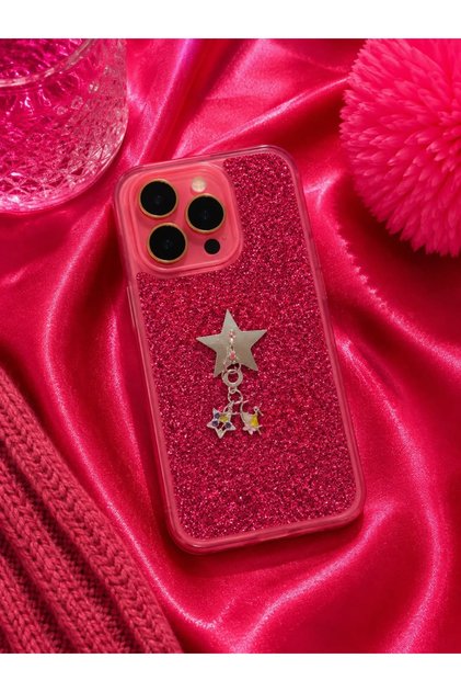 Renkli Yıldız Figürlü Telefon Charmı