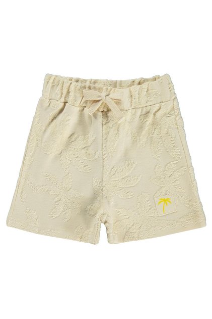 Palm Tree Embossed 6-18 Months Shorts - Beige