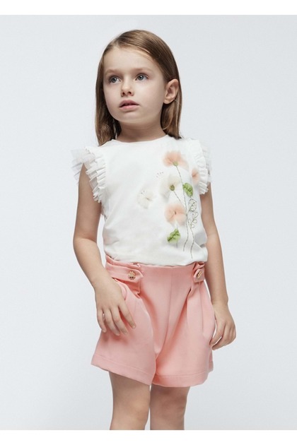 Girl's Shorts Powder Pink