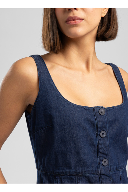 Lee Cooper Lacivert Kadın Elbise 262 LCF 144001 ASTINOS DENIM