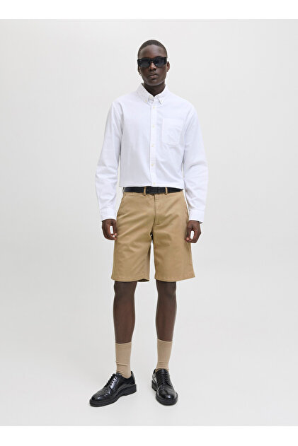 Jack & Jones Yeşil Erkek Tapered Fit Chino Şort JPSTACE JJSUMMER