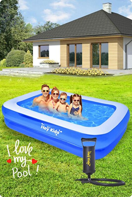 Heykida Büyük Boy Pompalı Aile Havuzu ( 211x140x46) - Fiyatı