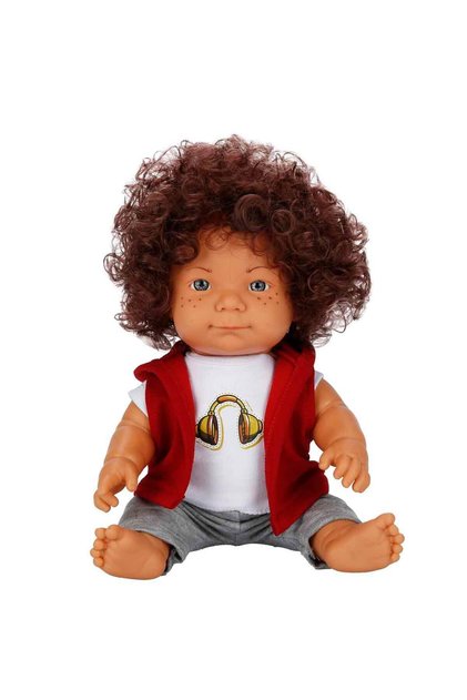 Curly Bebek 35 Cm. - Kulaklık Tişörtlü