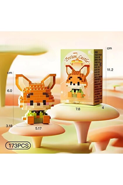 Dream Castle Bricks Premium Seri Yeni Stil Nick Wild - Judy Hopps