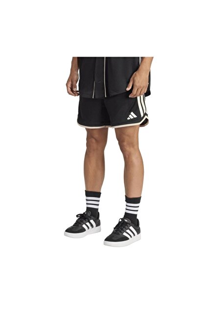 adidas JZ6858-E M Sta Seas Sho Erkek Basketbol Şortu Siyah