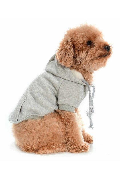 Küçük ve Orta Irk Köpek Sweatshirt - Marmit Gri - Köpek Kıyafeti