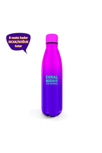 Pink Purple Color Transition Steel Thermos 500 Ml 11935