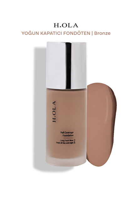 h.OLA Full Coverage Foundation | Yoğun Kapatıcı Saten bitişli SPF