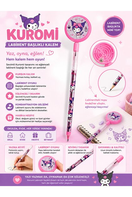 Kuromi Egg-Laying Pen with Maze Head 596390