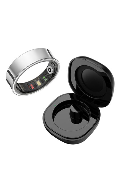9 Silver New Smart Ring R09 Health Monitor Multi Sport Mode Skin Temperature Measurement 5ATM Waterp