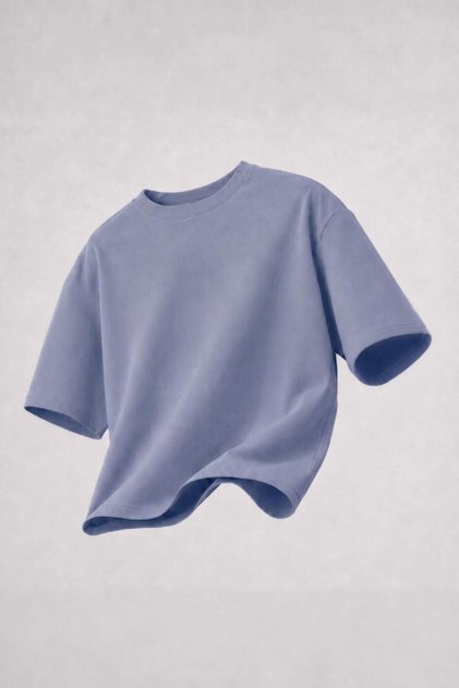 Anti-Wrinkle Cotton Breathable Oversize T-Shirt X3926Az25Au