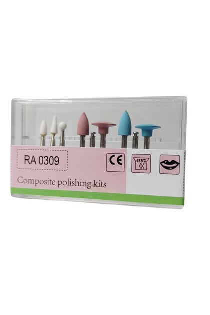 9PCs 9pcs/Box Dental Composite Polishing for Low Speed Handpiece Contra Angle Kit RA0309 Resin Sandi