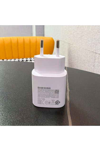EU White PD 25W Super Fast Charger For Galaxy A 56 55 54 A35 36 34 26 16 15 S 25 24