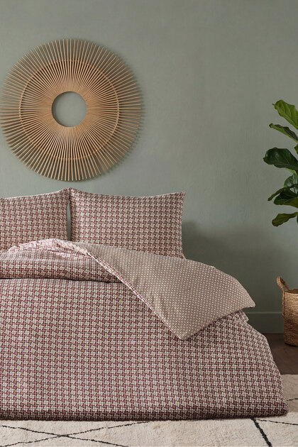 Harmony Easy Cotton Duvet Cover Set Double Capri