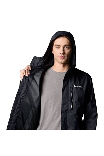 Columbia Hikebound™ II Jacket Siyah Erkek Outdoor Yağmurluk WM2619