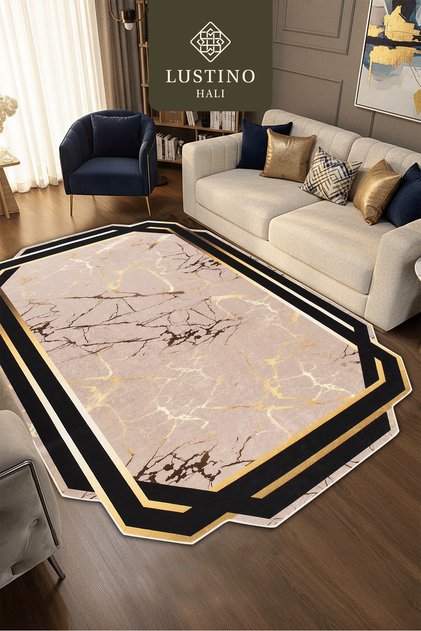 Yıkanabilir Halı Kaymaz Taban Lazer Leke Tutmaz Salon Halısı Mutfak Halısı Koridor Halısı Yolluk L-281
