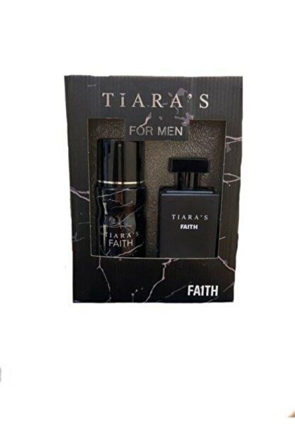Tiaras Faith Edt 100 ml 150 ml Deodorant Erkek Parfüm Seti