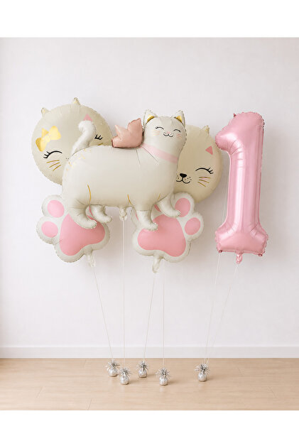Retro Cat Balloon Harness -1-