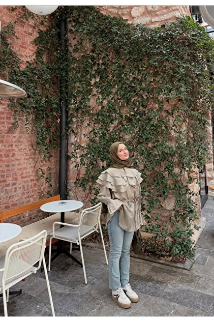 Layered Collar Design Tunic