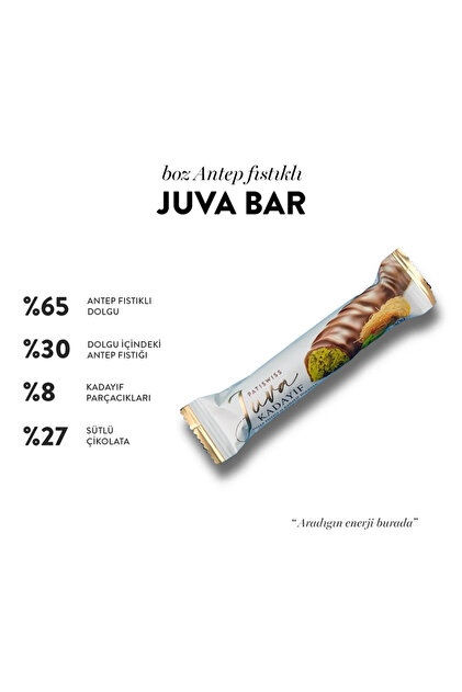Patiswiss Juva Antep Fıstığı ve Kadayıflı Dubai Çikolatası Bar
