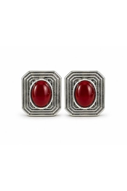 Steel Pomegranate Earrings