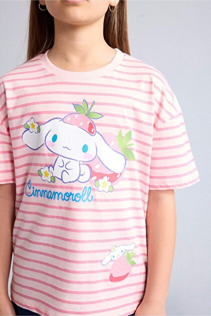 Defacto My Melody Relax Fıt Bisiklet Yaka Kısa Kollu Tişört Kız