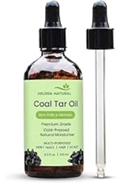 Coal Tar Oil, Intensive Scalp Clarifying and Balancing Treatment, Deeply Purifying Hair Wash Additive, 100ml