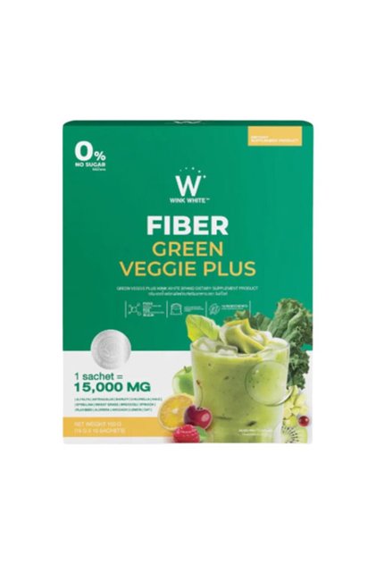 Fiber Green Veggie Plus 15g. x10 Sachets