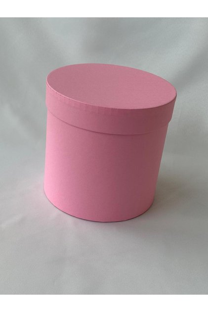 PEMBE SİLİNDİR KUTU-HEDİYE KUTUSU-15X15