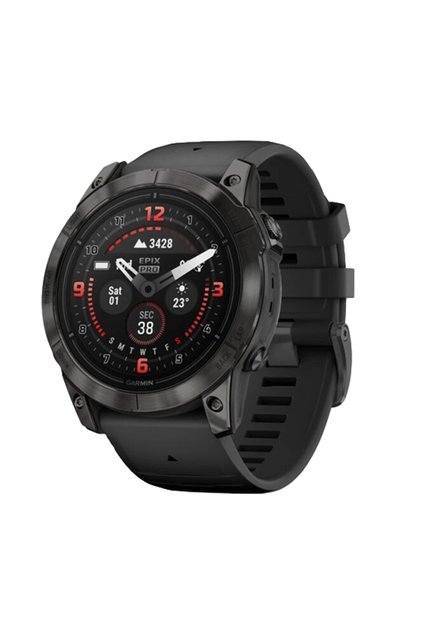 Ρολόι Fenix E GPS 47mm Ατσάλινο σε Γκρι Σχιστόλιθο - Μαύρο