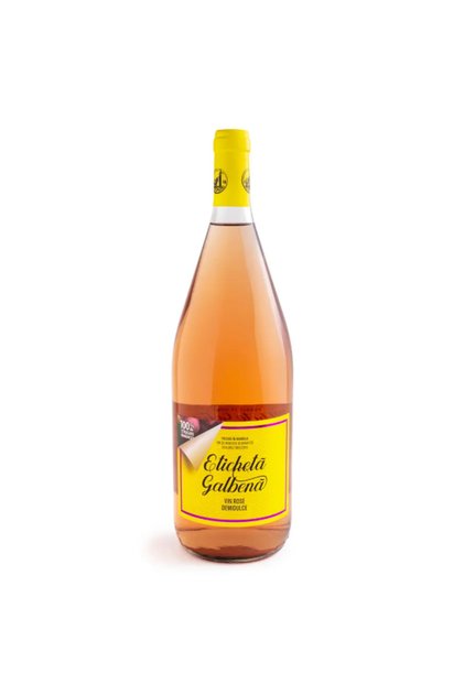 Vin rose Eticheta Galbena, demidulce 1.5L