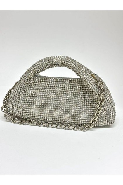 Kadın Lavin Model Mini Boy Diamond Abiye Clutch El ve Omuz Çantası