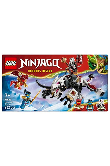 LEGO NINJAGO Zilvar ve Ejderha Canavar Grimtak 71863 - 7 Yaş ve