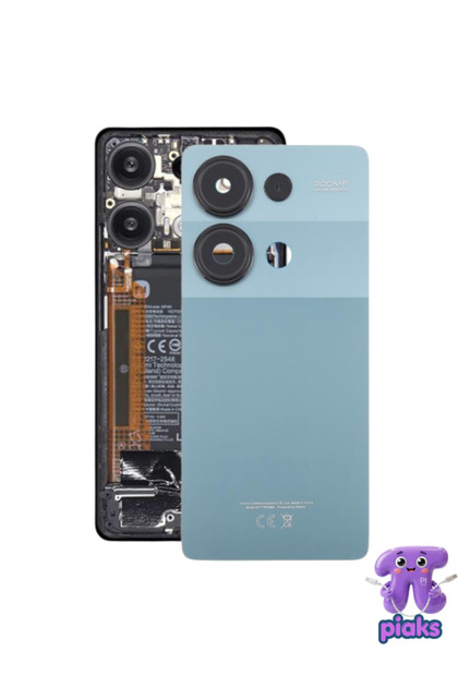 Piaks Redmi Note 13 Pro 4G Arka Kapak Pil Batarya Kapağı Kamera