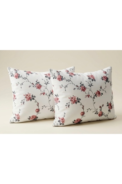 Cushion Cover 100% Cotton Akfi̇l 2-Pack