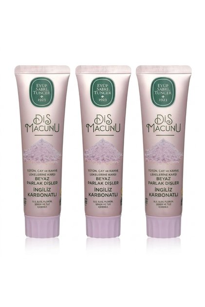 Toothpaste with baking soda 90 ml 3 pieces