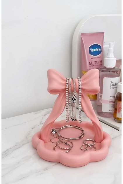 Bow Patterned Jewelry Organizer/Stand