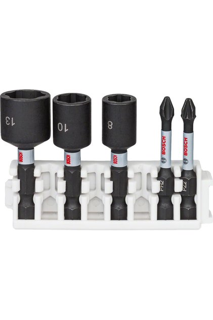 - Impact Control Serisi 5'li Lokma Ve Uç Seti 8/10/13 Mm Ph2/pz2 *50mm