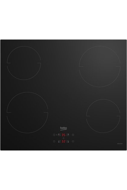 HII64401MT, Индукционен, 4 зони за готвене, Сензорно управление, Система за защита от прегряване, 60 см, Черно стъкло