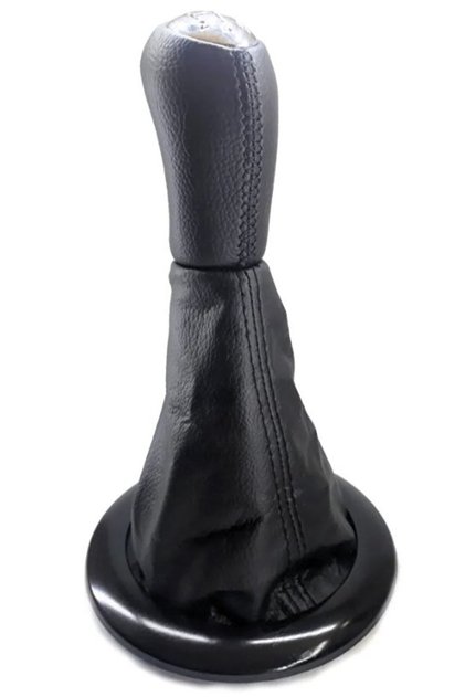 Renault Megane 2 2003-2010 Renault Megane 2 Leather Gear Shift Knob and Gaiter Set Black Leather