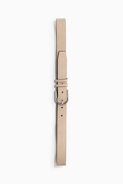 Suede belt