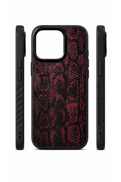 iPhone 15 Pro Compatible Snake Pattern Camera Protected Phone Case Cover