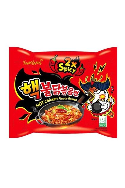 2X Buldak Hot Chicken Flavour Ramen Noodles 140g