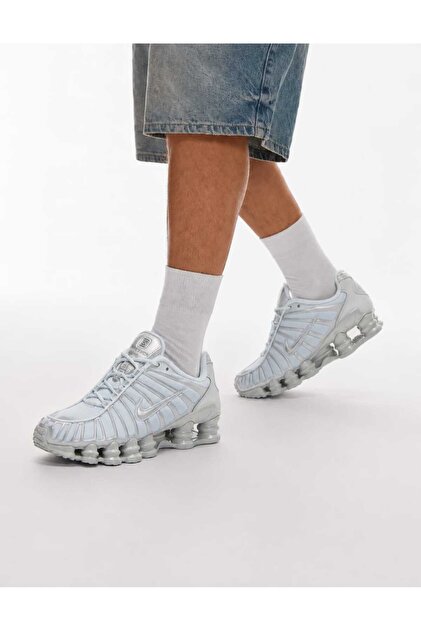 Nike Shox TL Men's Shoes Pure Platinum Sneaker Ayakkabı (Blue