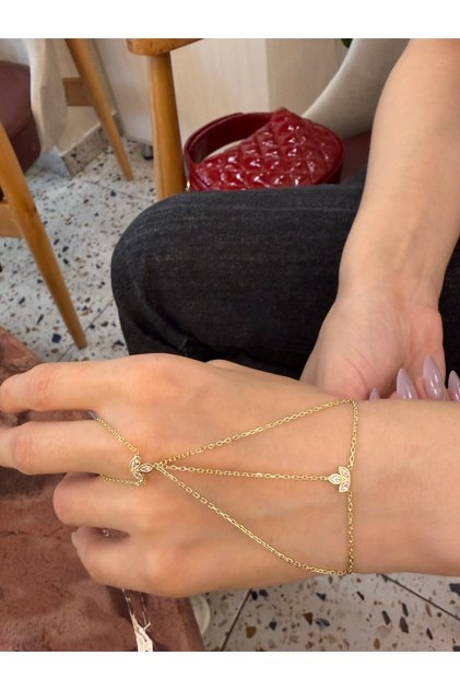 925 Ayar Gümüş Üç Yaprak Şahmeran