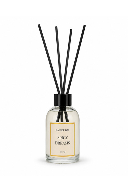 110 ml, Spicy Dreams Difuzor de parfum pentru cameră, Difuzor cu bețișoare