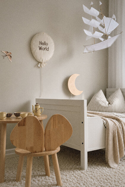 Hello World Balon Bebek Çocuk Odası Duvar Süsü