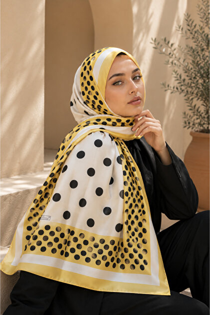 Polka Dot Shawl Series Yellow