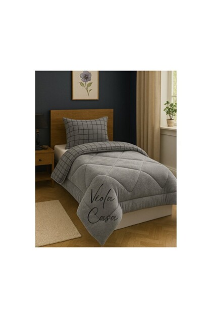 Soft and Stylish Double-Sided Single-Sized Welsoft Comforter, Filled with Comfort for a Good Night's Sleep
