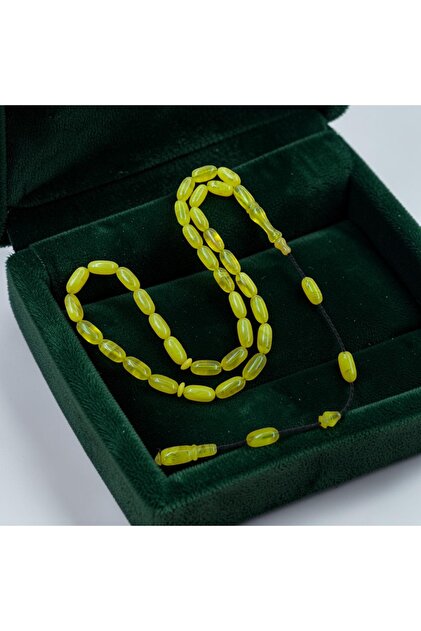 Special Hareli Model Salih Şirin Mastercrafted Crimped Amber Prayer Beads